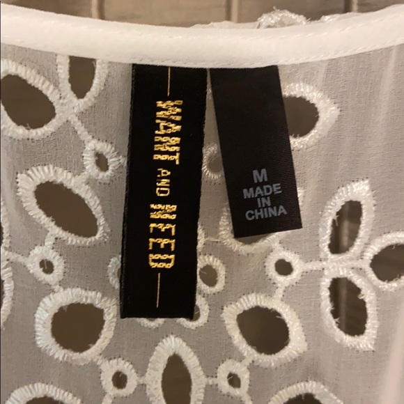 White cutout dress with built in slip - Picture 6 of 6